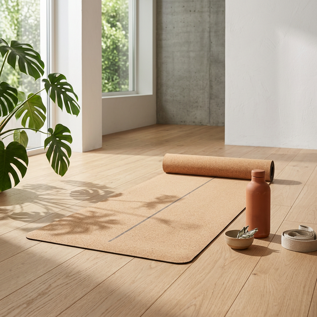 Premium Natural Cork Yoga Mat